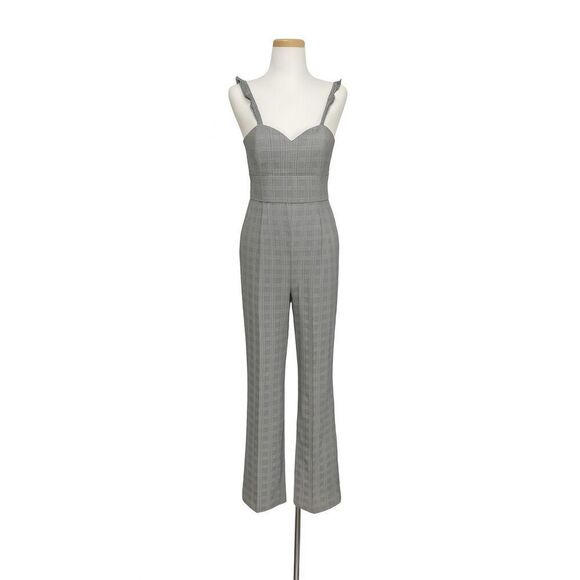 NWT Willow & Clay houndstooth jumpsuit size M - Picture 1 of 8